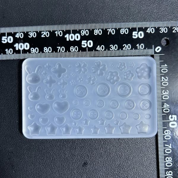 Alsidig Silikoneform Knapform Smykkefremstillingsform til DIY-elskere