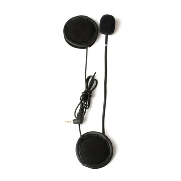 Antivibrasjons motorsykkel headset intercom sett med 3,5 mm plugger for V4