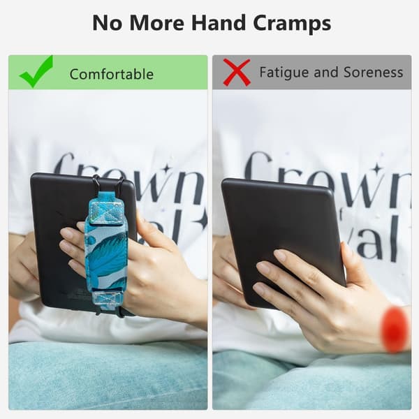 E-læser håndholder til 6 7 8 tommer tablets Anti-træthed Ergonomisk støtte A