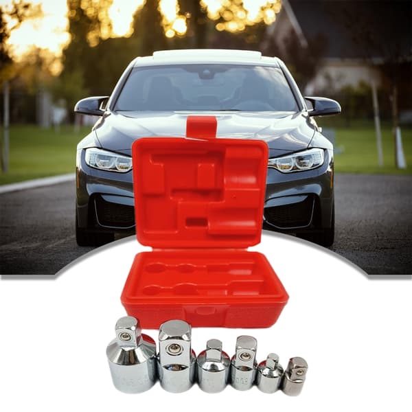 6 stk./sett 1/4 3/8 1/2 3/4 tomme Socket Adapter Skralle Skiftenøkkel Socket Hode