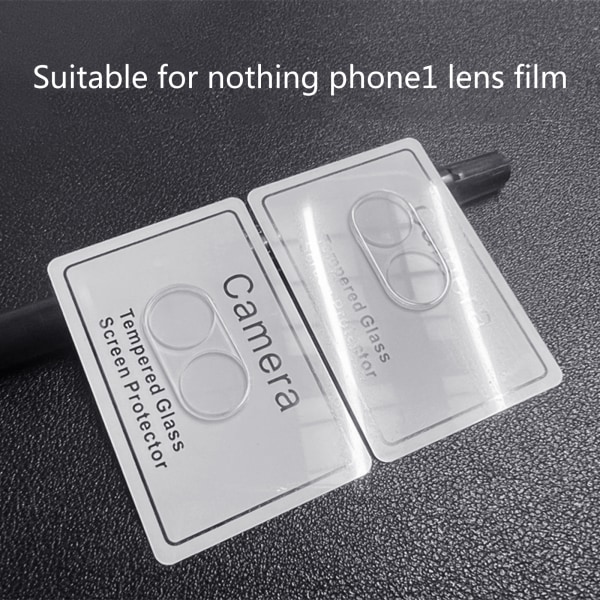 Reptålig kamera i härdat glasskydd för ingenting Telefon 1 Smartphone Klar kameralinsfilm för case