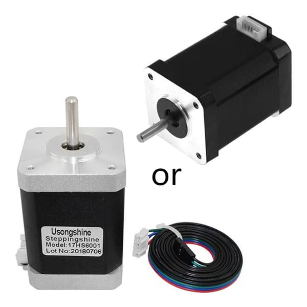 Nema 17 Steppermotor med kabel 1.8 Grader 1.7A Bipolar Stegmotor Slitesterk