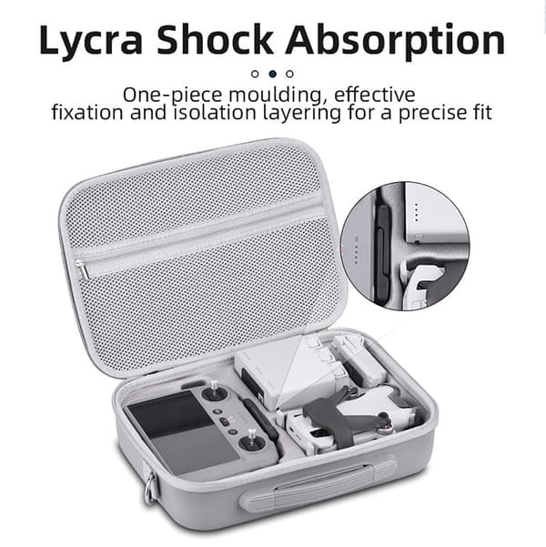 Case för Mini 4 Pro Drones Förvaringsväska Hard Shell Case Skyddslåda Ersättningsdrönare Tillbehör