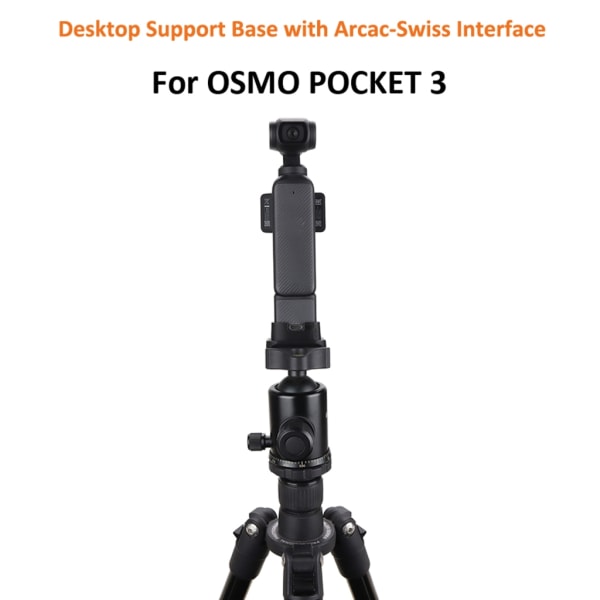 Kamerafäste Stativ Bas för Pocket 3 Bordsstativ Hållare Handhållen Gimbal Kamerastöd Adapter för Pocket 3 Tillbehör