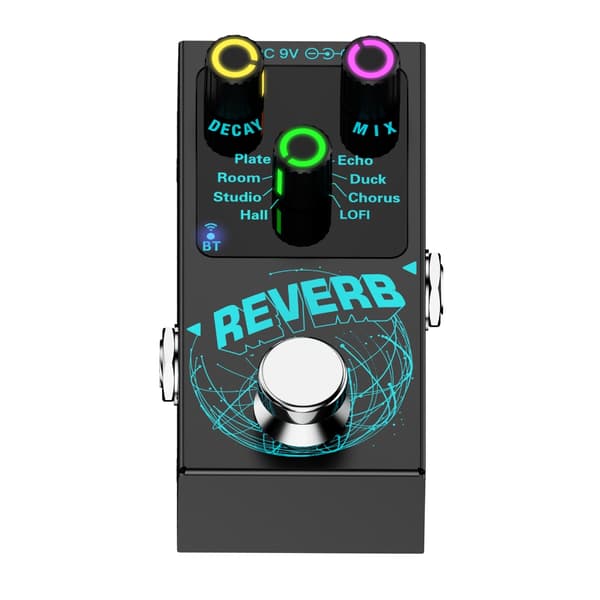 Gitar Reverbs Effektor Enkel Blok Effektor Digital Reverbs Effektpedal