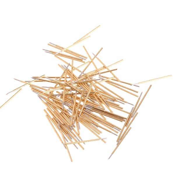 Fjederbelastede testprober Pogo Pin Længde 16mm Diameter 0.5mm 100 Stykker