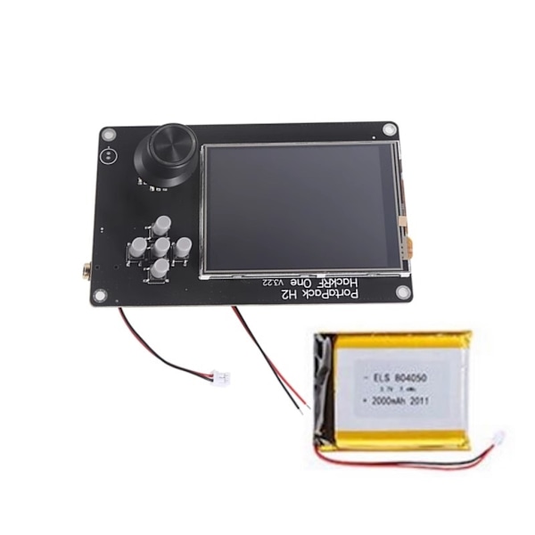 Portapack 3,2 tums LCD-pekskärm + 2000 mah batteri + case för en Sdr
