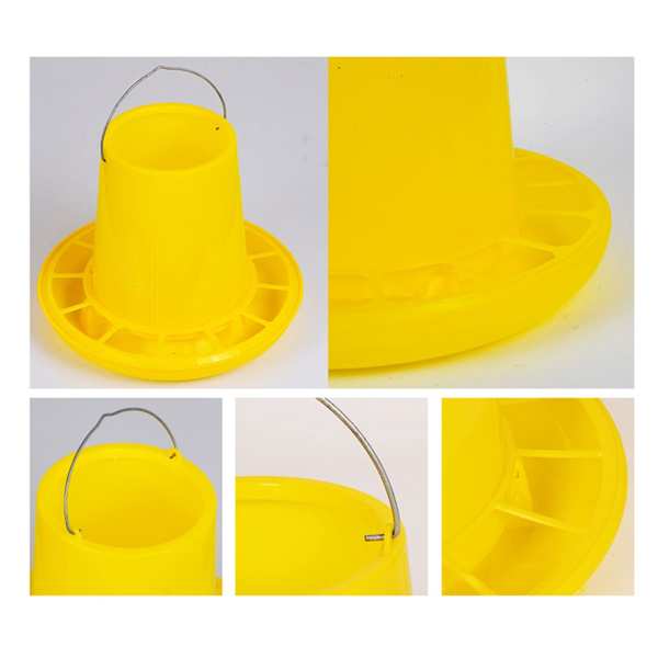 Chick Feeder Waterer Kits for Chick QuailsHönshängande fjäderfämatare Food Feeder Vattenbehållare för utomhusgårdar Coops 6