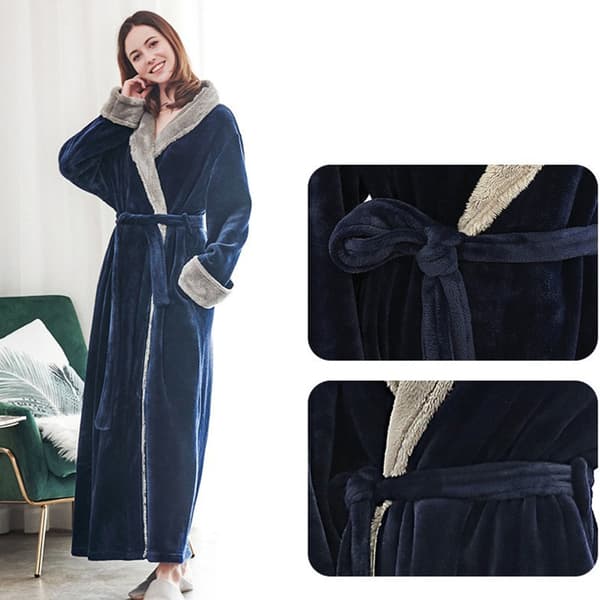 Badekåbebælte Erstatning Flannel Badekåbebælte Fleece Badekåbebælte Erstatning Dark gray thickened flannel