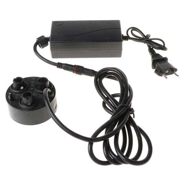 3-hovedet Mist Maker Atomizer Ultralyd Luftfugter Fogger Nebulizer EU-stik
