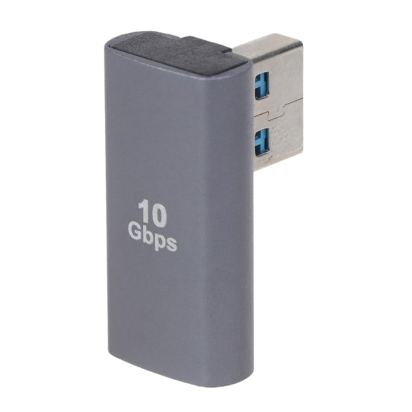 USB 3.0-adapter 90 graders hane till hona kopplingskontakt för bärbar dator 10 Gbps höghastighetsdataöverföring
