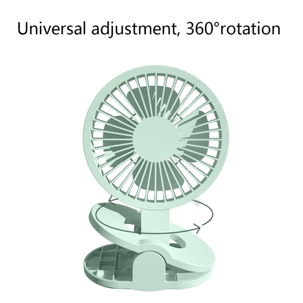 5-tums klämma på fläkt 3-hastighets liten fläkt med starkt luftflödesklämma och skrivbordsfläkt USB -kontakt med robust klämma Ultratyst Gray