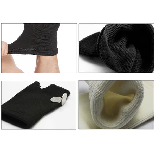 Kompressionshandskar Andningsbart handledsstöd Handledsskena för att lindra handledssmärta Black