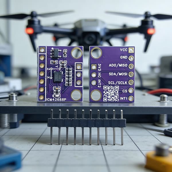 6-akset gyroskop-accelerometermodul ICM42688 sensormodul til wearables