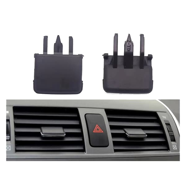 Hurtiginstallert HVAC Ventilretningsjusterer Luftkondisjoneringsventil Bladklips Black
