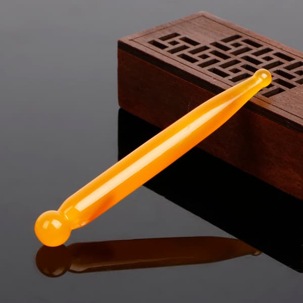 Resin Traditionell Relax Ansikte Ögon Skönhet Massage Zonterapi Stick Bar Tool
