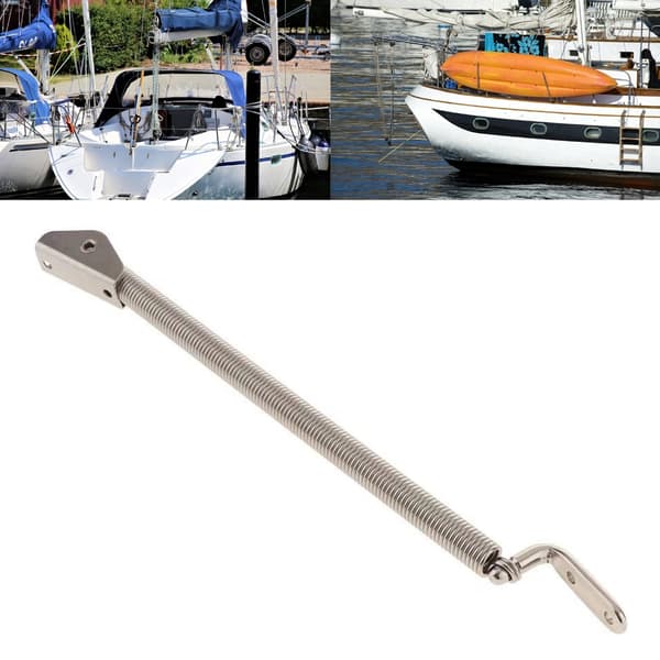 Fjädrar för däcksluckor i marint rostfritt stål, ersättningsfjäder för lockstöd