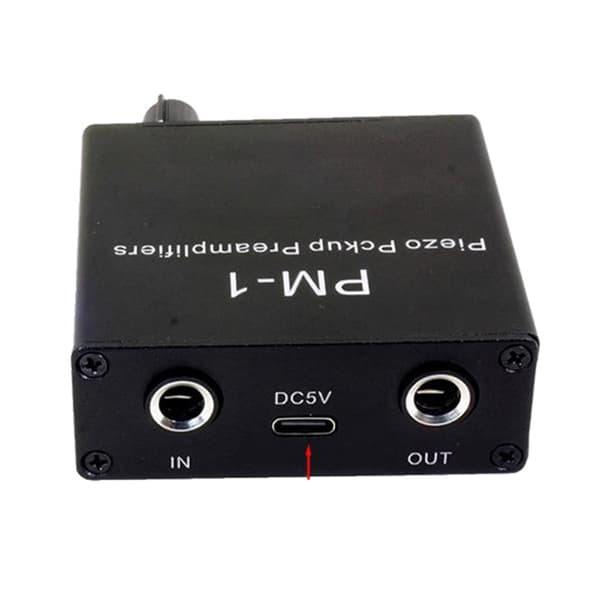 Auditory Preamp Piezo Pickup Forforstærker Justeringer til Musikinstrument