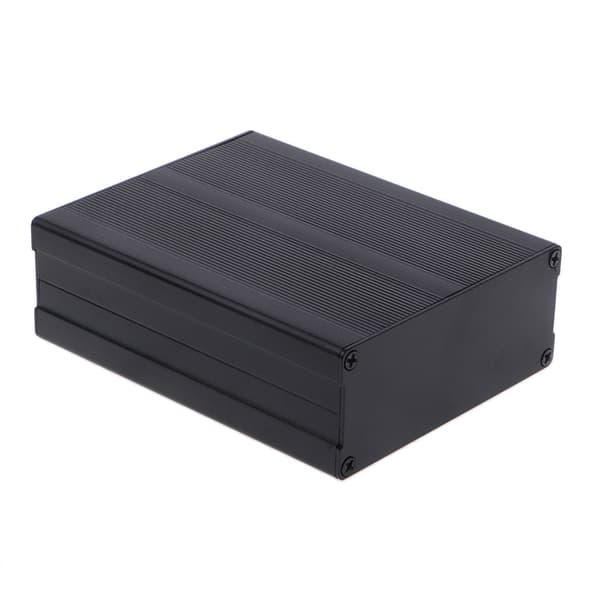 Aluminiumbox-hölje DIY Electronic Project Black Instrument for Case 120x97x4