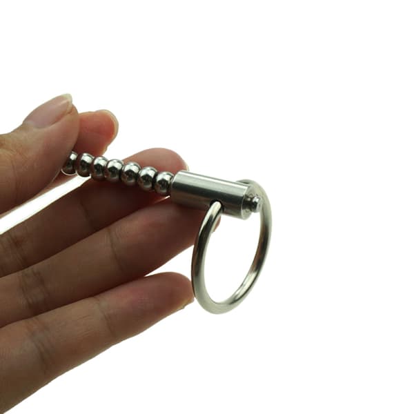Mænds urinrørspløk med ring elektrisk stød Balanus massager dilatator kateterlegetøj