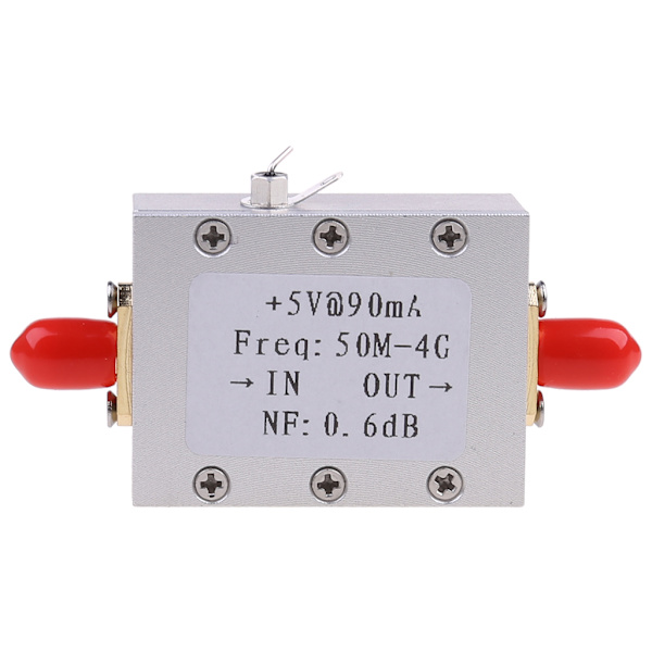 RF-förstärkare 50M-4GHz Lågbrusig LNA-förstärkarmodul FM-radio Fjärrkontrollmottagare Kabel-TV Signalförstärkare