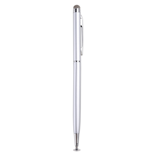 Universal 2 i 1 Mikro-Fiber Mini Metalltupp Stylus Kapasitans Penn Skjerm Stylus for Touch Penn for Pad Mobiltelefoner Tab