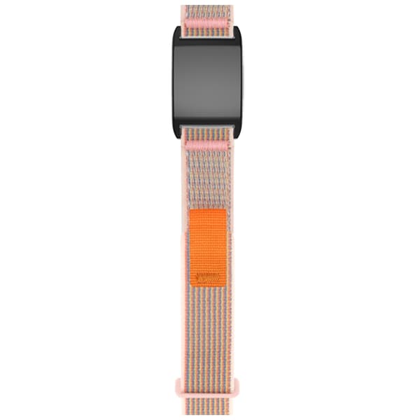 Justerbart Split Design Nylonbælte til 4.0 Unisex Armbånd Quick Release Black rainbow