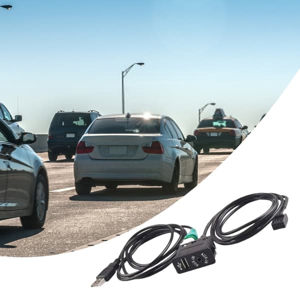 Adapter för E46 Biltillbehör AUX in USB Switch Kontakt