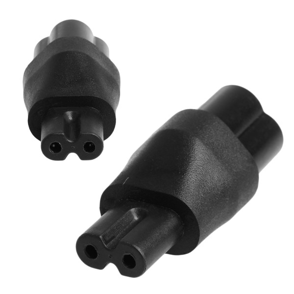 IEC 320 2-stift C7 hona till C6 power AC-adapterkonverterare