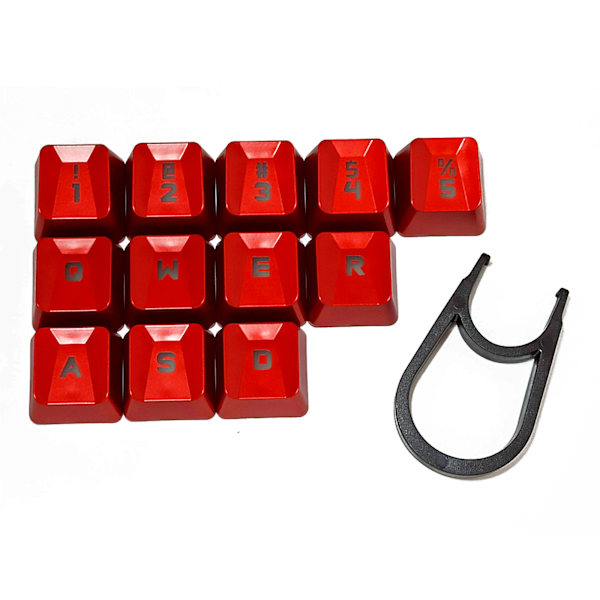 12 st Bakgrundsbelysta tangentbordsknappar för tangentbord för G413 G910 G810 G310 G613 K840 Romer-G Switch Mekaniskt tangentbord