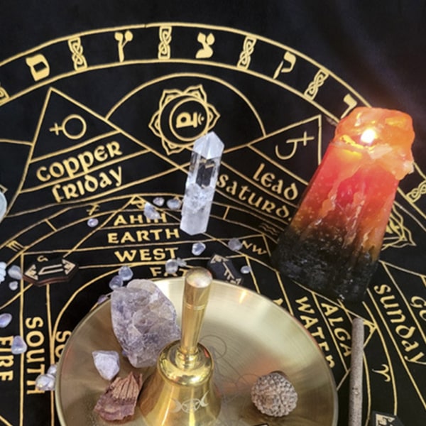 Astrologi Pentagram Ljusstake Bord Altarplatta Ljus Kakel Spådom Wicca Tillbehör  Ljusstake Rituell bricka 5 b2c3 | 5 | 0.09 | Fyndiq