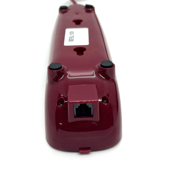 KX-T638 Minitelefon Skrivbord och väggmonterad sladdtelefon Fasta hemtelefoner med Paus Mute och återuppringning Black