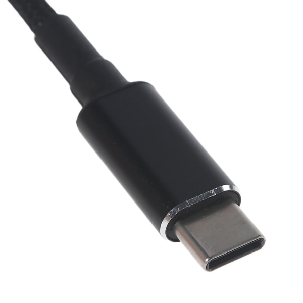 100W PD USB Typ C hane-ingång till 90 grader för DC 5,5 x 1,7 mm hane power