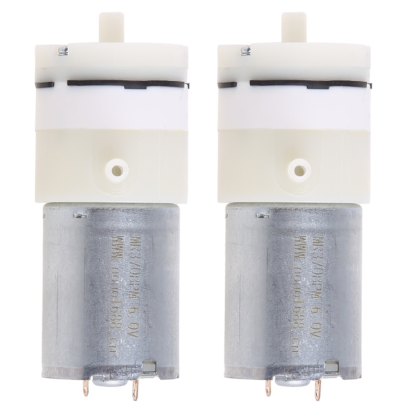 2 st DC6V Aquarium Fish Tank Oxygen Circulate Mini Air Pump Motor för 370 Micro Mini Electric Air Pump Hållbar