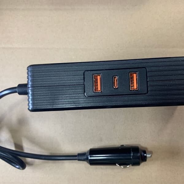 Bil Plug Adapter Stik Konverter Digital Display Bil Power Inverter 200W