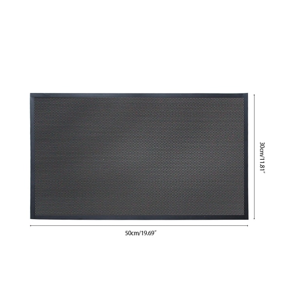 PC-chassi Kylning Dammfilter Magnetisk PVC Nätskydd Cover Dammfilter Antidammnät 30x50cm Black