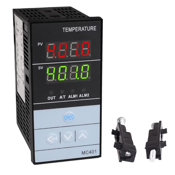 Digital PID temperaturkontroller termostatregulator Pt100 MC401 85-265VAC