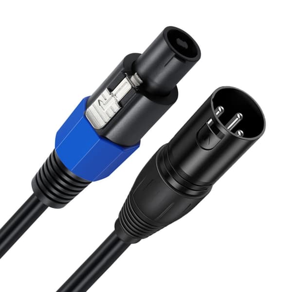 Speakon til XLR-kabel Speakon-stik han til XLR 3-benet han højttalerforlænger