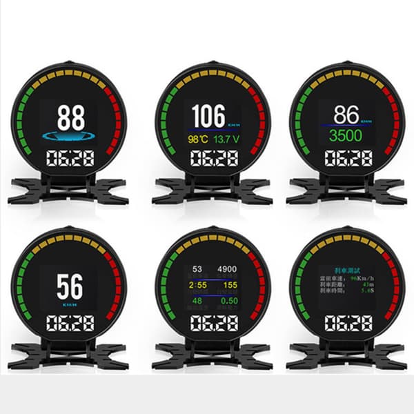 HUD til Head-up Display Bageste Hastighedsdisplay HUD Speedometer Universelt Display
