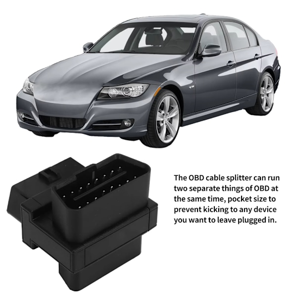 Plug Play Connector 16 Pin Han til 2 Hun for Effektiv Diagnostisk Udvidelse