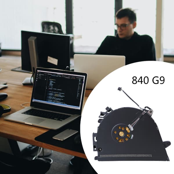DC5V 0.45A CPU-blæser Notebook Køleblæser til EliteBook 840 860 Laptop