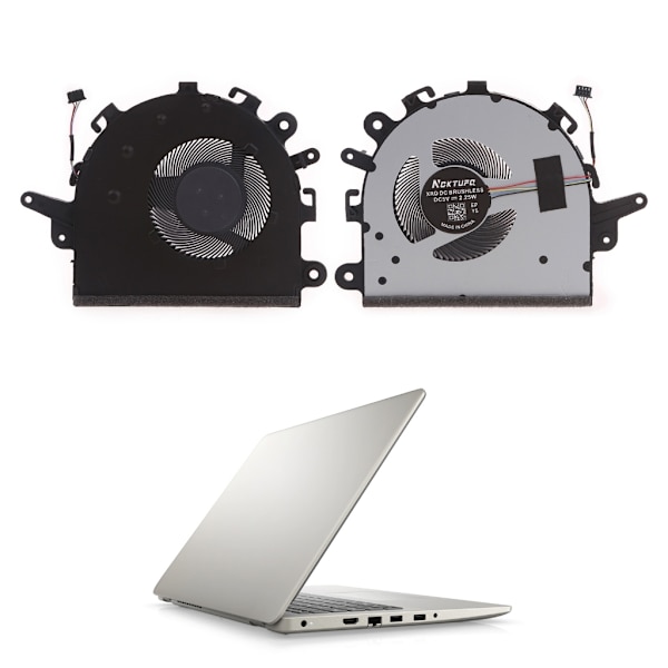 Bærbar CPU Køleventilator 5V 0.5A 4Pin 4Wire CPU Radiator til IdeaPad 15