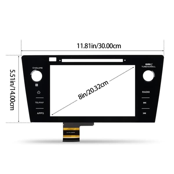 Kosketusnäytön digitointipaneelin LCD-näytön korvaus 86471AL65A 86471AL65B