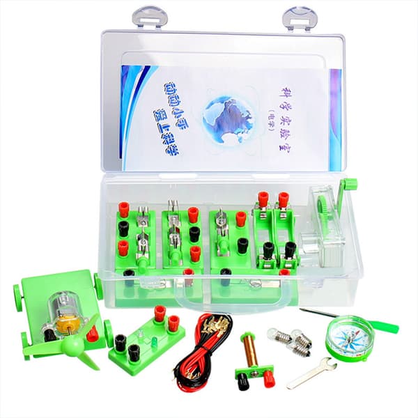 Grundlæggende Elektricitet Magnetisme Eksperiment Uddannelsessæt til Junior Senior Skole