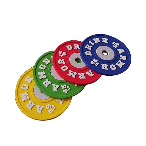 4-pack Färgglada Hantelunderlägg Set Halkfria Silikonmuggmattor Hantelformade Underlägg Set Silikondryckunderlägg för Barn
