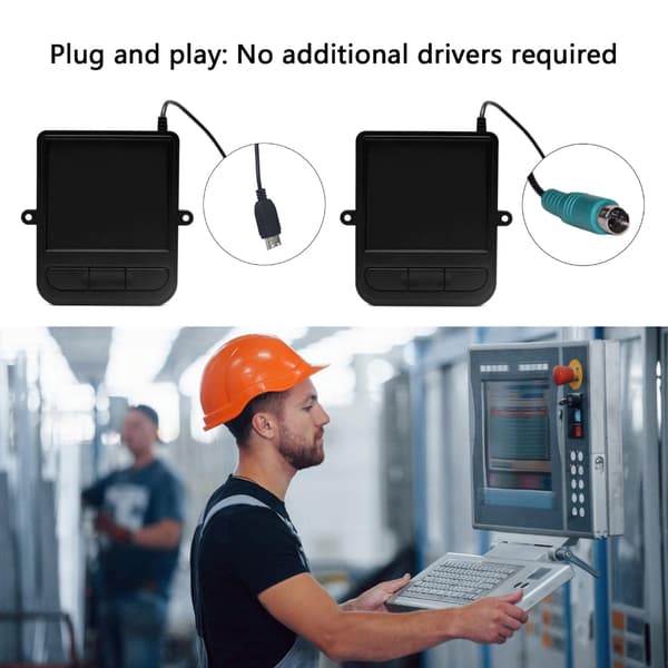 Industriell kablet USB-touchpad med berøringsområde for forbedrede interaksjoner D