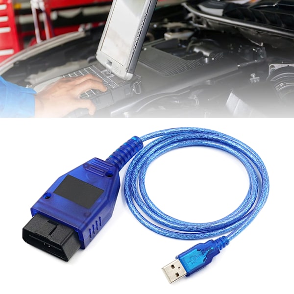 K DCAN USB-gränssnitt OBDII Diagnostikkabel