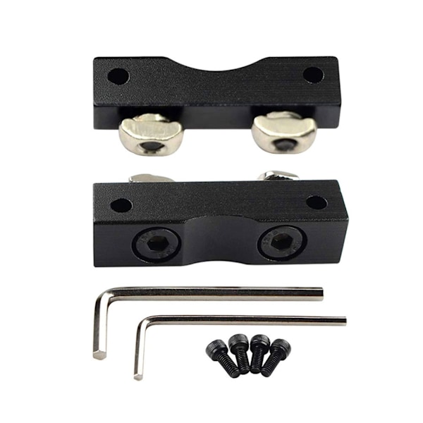 2 stk. Opgraderet Monteringsbeslag til Steppermotor i Aluminiumlegering