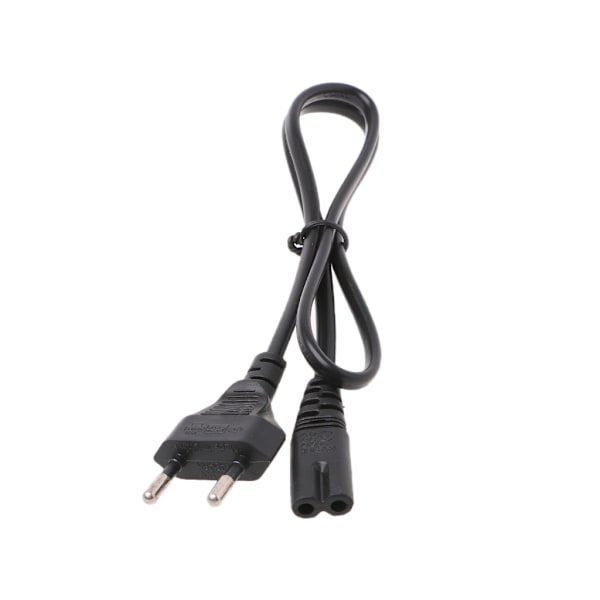 2-stift AC EU Strömkabel Sladd för Stationär Dator Laptop
