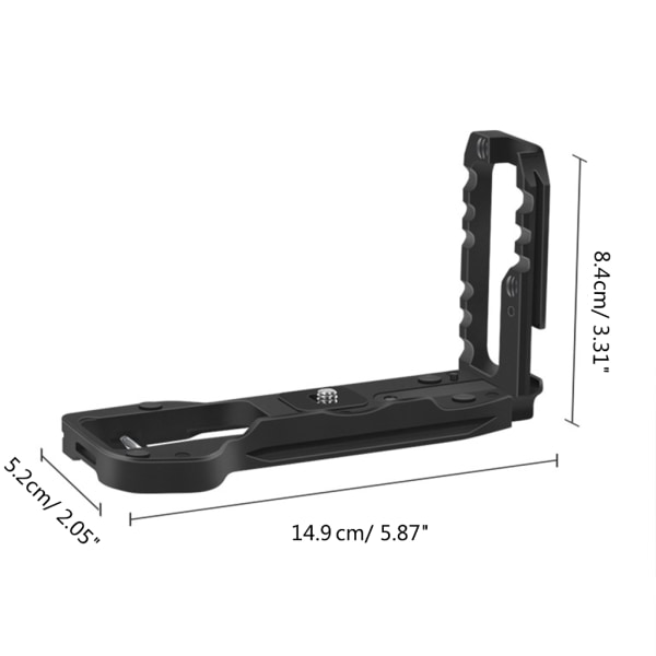 Vertikal snabbkoppling L-platta Justerbar vertikal konsol Kamerahållare Handgrepp för XT5 SLR kamera Stativfäste Regular edition